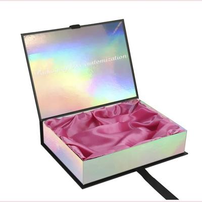 China Recyclable Custom Luxury Cardboard Holographic Mailing Mailer Box Custom Logo With Cardboard Packaging Boxes For Clothes for sale