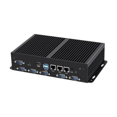 China Industrial Mini Fanless Computer Intel Core Series Processor 1115G4 3LAN 6COM DDR4 RAM for sale