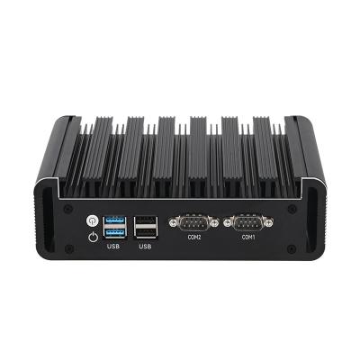 China Intel N100 Industrial Mini PC Dual LAN Dual COM DDR4 16G RAM Voor thuisbureau Te koop