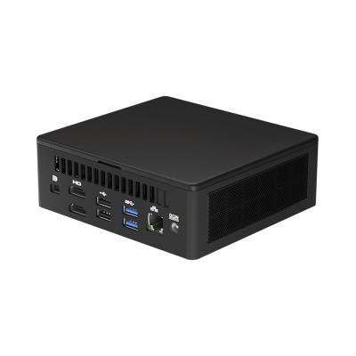 China Intel Core I7 1260P Iris Xe Graphics Gaming PC Single LAN Three Display Mini Computer for sale