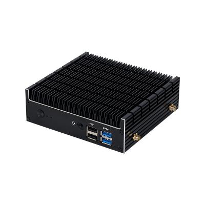 China Intel Pentium Gold 5405U Mini Fanless PC DDR4 64GB Linux For Home Office for sale