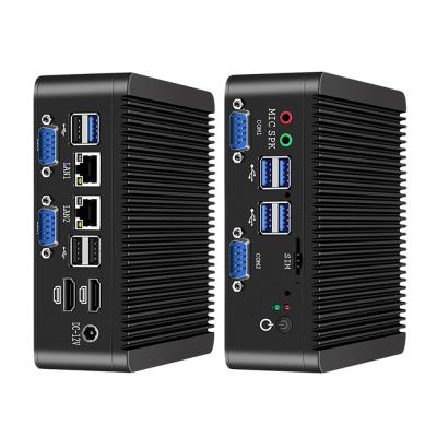 China Intel Celeron J4125 Industrial PC With Dual LAN 4 COM DDR4 8GB And Linux for sale