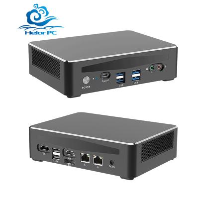 China 12th Generation Intel Core I7 1260p Mini PC With Dual LAN Dual HDMI DDR4 64GB for sale