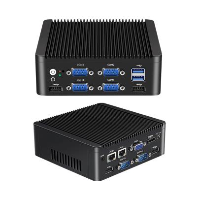 Cina Intel Celeron J4125 Pentium N5000 Mini PC con RAM DDR4 e SSD MSATA Windows Linux in vendita