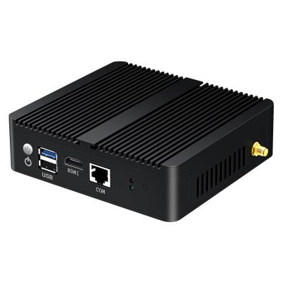 China Intel Fanless Mini PC Router Pfsense With 6 LAN 8G Memory And RJ45 Console for sale