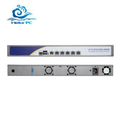 China Intel Dual Channel DDR3L Firewall Server With 6 RJ45 LAN MSATA And Console RJ45 for sale