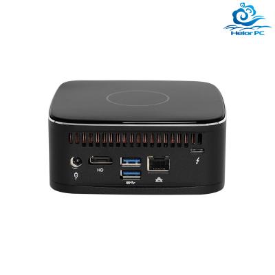 China Single LAN 2.5G Intel Mini PC Dual DDR4 64G Linux Hard Disk WiFi And Cooling Fan for sale