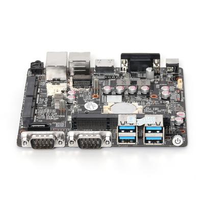 China Intel Series Processors Mini Motherboard With Dual RJ45 LAN And DDR3L Up To 8G for sale