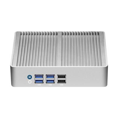 Китай Intel Core Fanless Mini PC с DDR3 оперативной памятью до 8 ГБ и 8 интерфейсами USB для дома продается