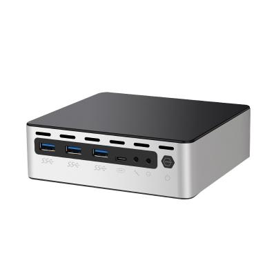 China Intel Core Ultra 7 155U Mini PC DDR5 64G Met Dual Ethernet Windows 11 Linux Te koop