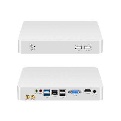 China Intel Mini PC With Core Series Processor DDR3 RAM And White Aluminium Chassis for sale