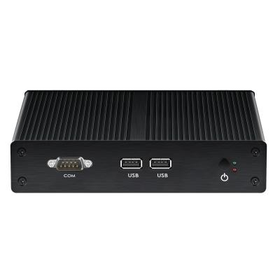 China Fanless Industrial Mini PC With Intel Celeron J4125 Processor DDR3 And Dual COM for sale