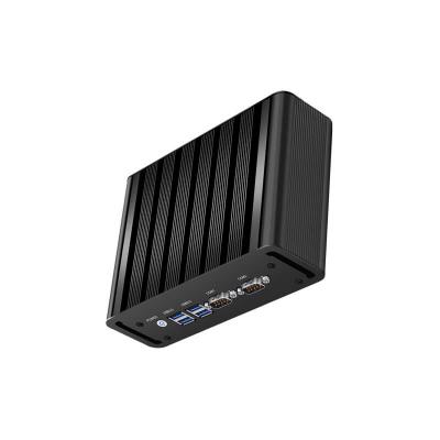 China 2LAN 2COM Fanless Industrial PC Intel Core i5 Processor Aluminum Chassis Computer for sale