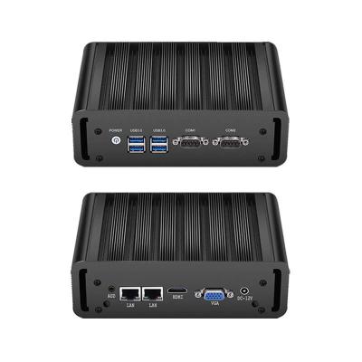 China DDR3L 8GB RAM Industrial PC Intel Celeron And Core Processor Dual LAN Fanless PC for sale