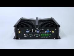 Embedded Industrial Fanless PC Supporting 3G 4G Module With Dual LAN Dual COM