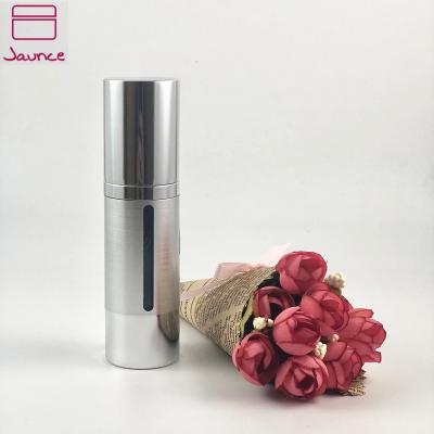 China BEAUTY PACKAGING 30ml 50ml Pump Bottle Cosmetic Acrylic Gold Silver Airless Bottle for sale