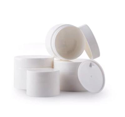 China Wholesale BEAUTY PACKAGING 30g 50g 100g 120g Double Wall Cosmetic Plastic Cream Jars for sale