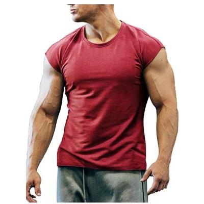 China New Casual Farm Men's Round Collar Sleeveless T-Shirt Summer Custom LOGO QUICK DRY Backing Color for sale