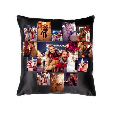 China Holiday DIY Print Photo Blank Sublimation Polyester Fiber Love Board Anti-Static Pillow Cover Case for sale