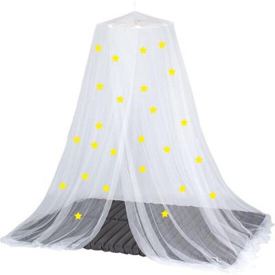 China Glowing Lightweight Dream Bugs Folded Bed Canopy Stars Mosquito Net Isolate For All Home Beds Single Cribs Double Cribs for sale