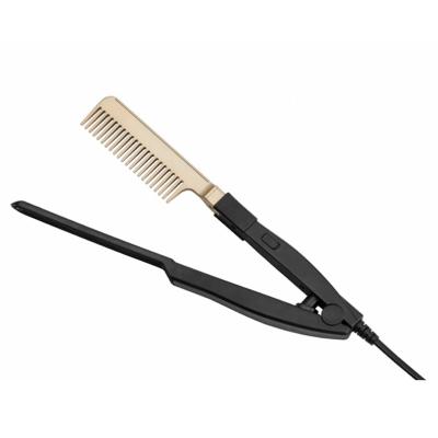 China Hair Salon Tools New Style Copper Comb For Straight Hair Household DIY Wet And Dry Portable Hair Salon V Straight Comb for sale