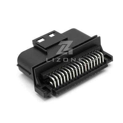 China LIZONE MX23A34NF1 34 Way Automotive ECU Connector Sealed Wire Male Connector For Automotive ECU Pin Header JAE Right Angle MX23A34NF1 for sale