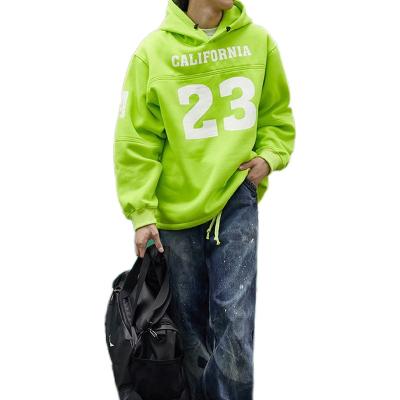 China Anti-Wrinkle 80% Cotton 20% Polyester Breath Print Sweatshirt Fashion Heavy Thick Custom Oversized Hoodie for sale