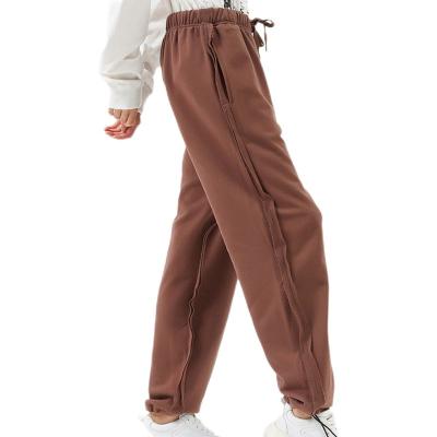 China Autumn Fashion Casual Anti-wrinkle Cotton Heavy Jogger Fleece Custom Drawstring Sweatpants for sale