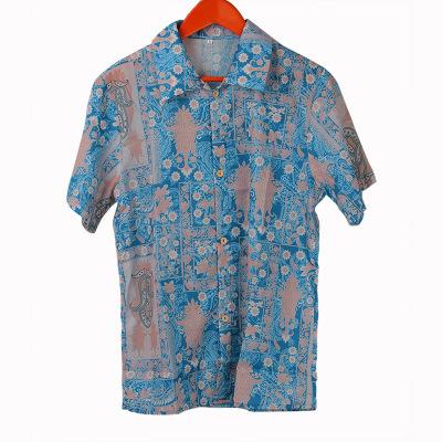 China Hot Selling Summer Men's Performance Floral Shirt Anti-pilling Digital Printing Polo Shirt Casual Fit Wrinkle Resistant For Men for sale