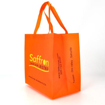 China Who respects the environment; Recyclable; Custom Reusable Luxury Shopping Bag Own Logo Branded Non Woven Christmas Bag Custom Non Woven Bag for sale