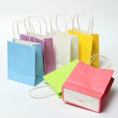 China High Quality Custom Recyclable With Handle Gift Shopping Bag Food Bag Paper Bag for sale