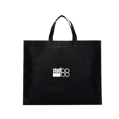 China Recyclable Custom Tote Non Woven Bag Logo Print Supermarket Reusable Shopping for sale