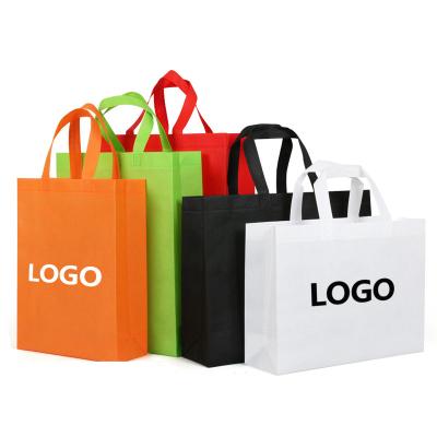 China Factory competitive price recyclable original logo printing custom logo foldable non woven shopping bag acceptable for sale