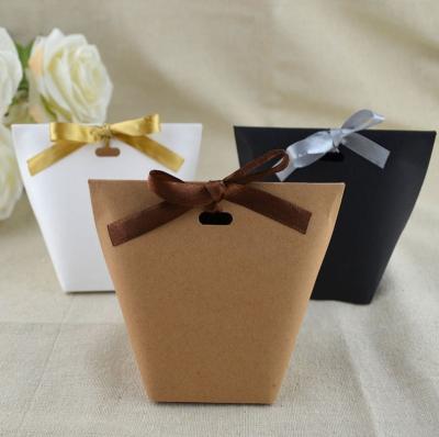 China Other paper packaging high quality custom printing handmade craft paper jewelry bag packaging gift with handles butterfly for shoppi for sale