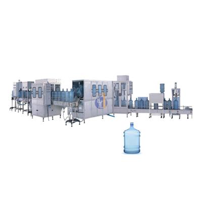 China Full Automatic Beverage QGF Series Barrel Water Filling Production Line / PET 5 Plastic Gallon for sale