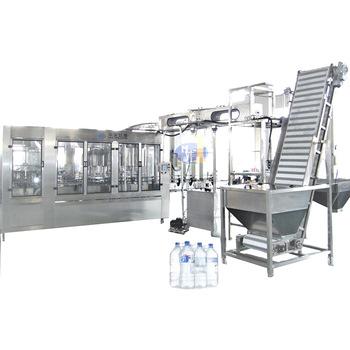 China High Quality Complete Beverage A - Z Line Water Making System Bottle Filling Capping And Plastic Labeling Machine for sale