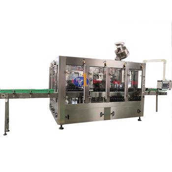 China High Speed ​​24000bph Food Screw Cap CSD Beverage Rinsing Capping Machine Carbonated Drink Filling for sale