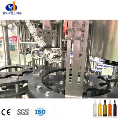 China Beverage Glass Bottle Brandy Vodka Whiskey Wine Filling Machine for sale