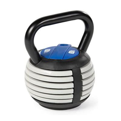 China Custom Logo 40LB Universal Wholesale Cast Iron Adjustable Kettlebell Fitness Kettlebells for sale