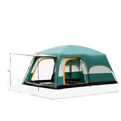 China Extended type portable foldable automatic automatic gear opening thickened outdoor camping tents rainproof and sunscreen 5-8 people for sale