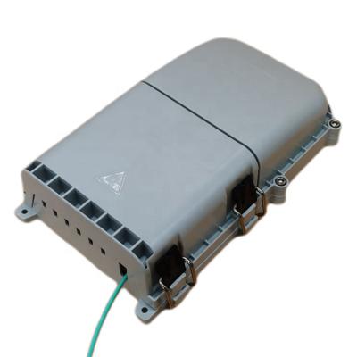 China IP65 Outdoor/Indoor 1 In Cover 12 Outdoor Dual Fiber Optic Distribution Box For MPO Gray Beige Connectors for sale