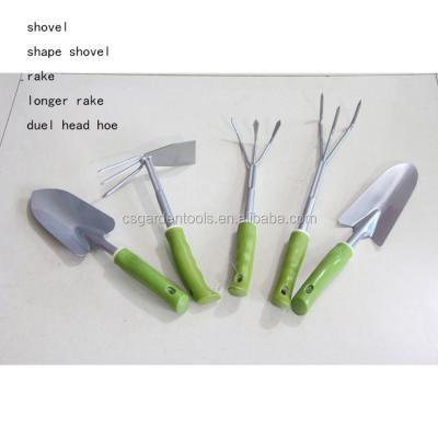 China 5 Pcs Eco - Friendly Hoe Mini Shovel Rake Kids Sets Kit Garden Tools for sale