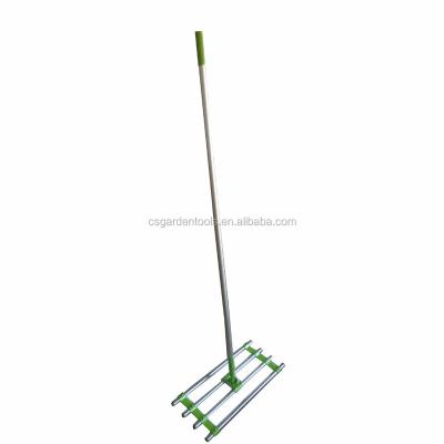 China Eco - Friendly Aluminum Assembly Grass Hand Rakes Garden Soil Spreader for sale