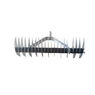 China Double Sided Eco - Friendly Harrow 11*10 Head Tine Digging Rake Only for sale