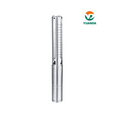 China Deep Well 2.5 HP DC Brushless Stainless Steel Permanent Magnet Submersible Deep-Well Solar Water Pump (Internal and External Controller) for sale