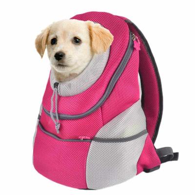 China Transparent Breathable Outing Portable Pet Bag For Cats And Dogs Pet Carrier Bag Travel Pet Backpack for sale