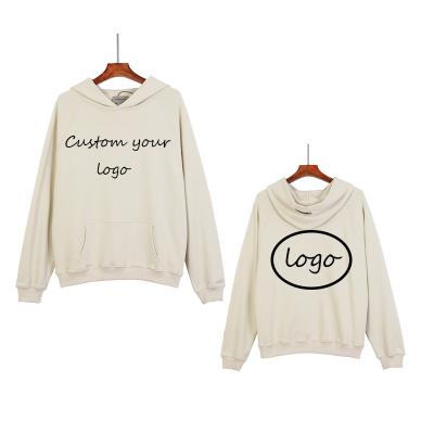 China Breathable Custom Made Unisex Oversized Mens Fleece Hoodies Cotton Fleece White Oversized Hoodie for sale