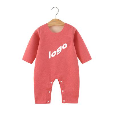 China Custom reactive 100% cotton print clothing baby rompers printed 100% cotton baby clothes wholesale baby clothes rompers for sale