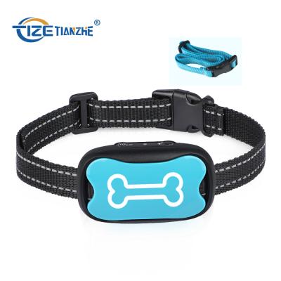 China Amazon Success 2021 No Shock Dog Bark Collar Vibration Bark Control Dog Collar Rechargeable Vibration Anti No Bark Collar TZ-PET683V for sale