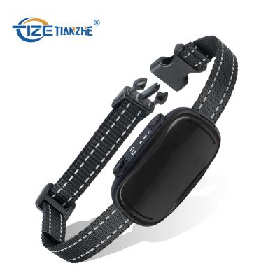 China Sustainable Modern Novel Design 3 In 1 Rechargeable Electric Shock Vibration Bark Collar With LED Display for sale